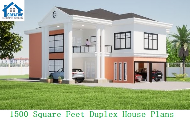 1500 square feet duplex house plans