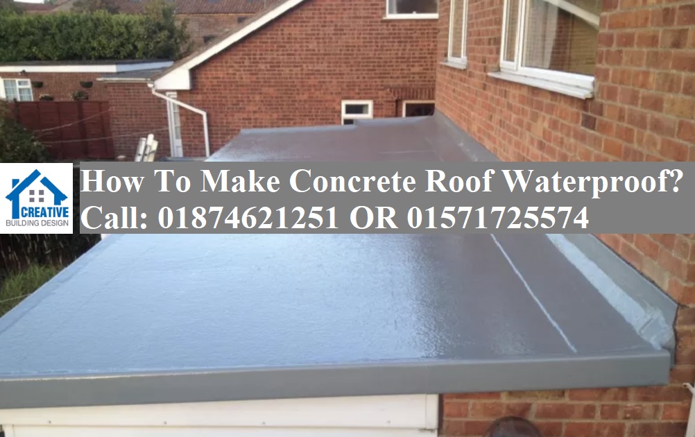 How to make concrete roof waterproof? 