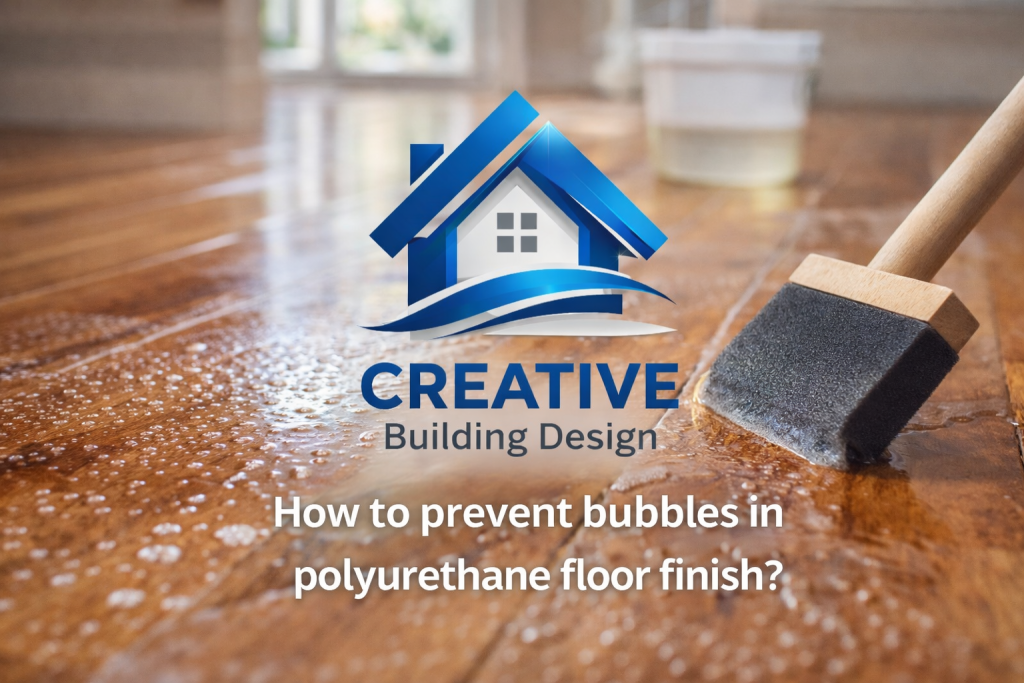 How to prevent bubbles in polyurethane floor finish?